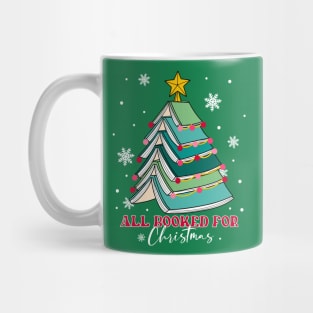 All Booked for Christmas Gift for Teachers Mug